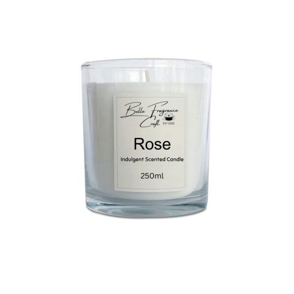 Scented 250ml glass candle