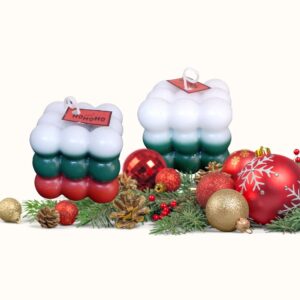 Christmas bubble Candles